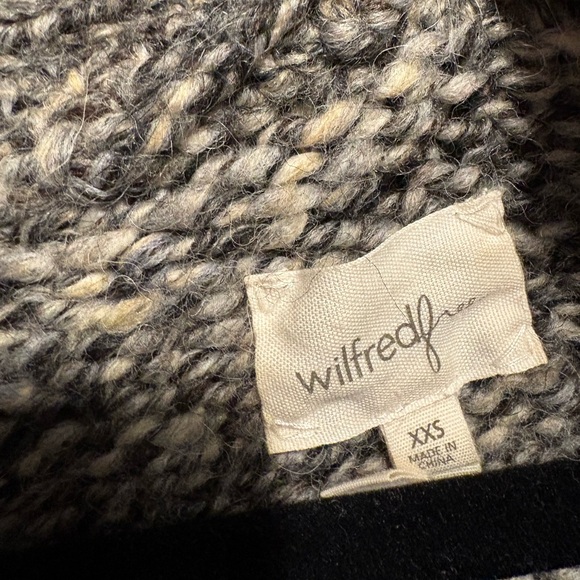 Wilfred Marled Gray Cowl Neck Sweater XXS - Picture 4 of 7